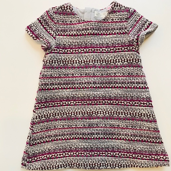 Zara Baby Girl Multicolored Knit Dress 2/3T - Picture 2 of 4